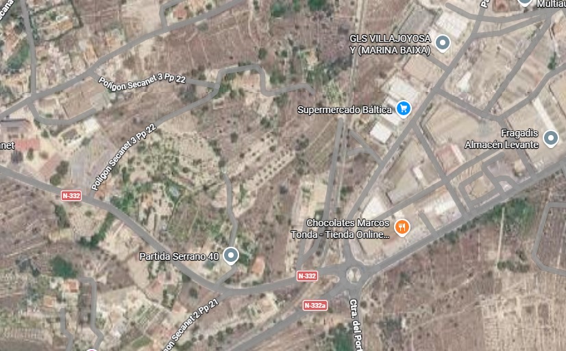 Terreno de 1.500 m2 en PP-22 de Villajoyosa