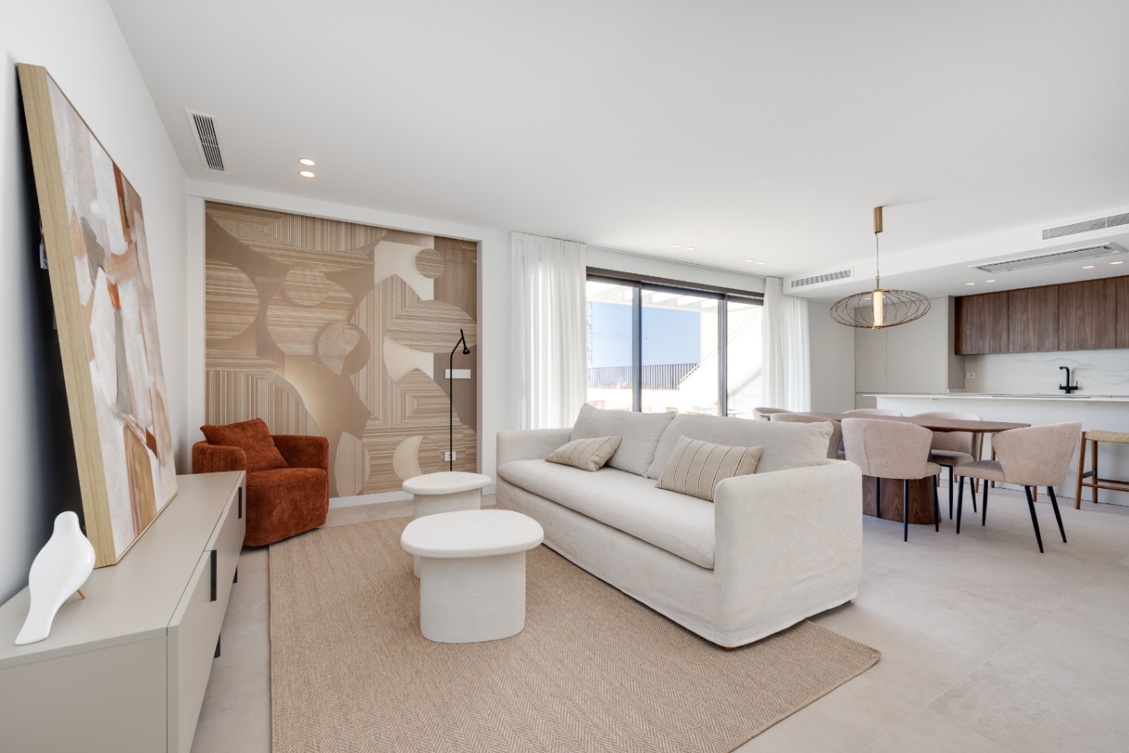 Villa de 3 dormitorios con piscina privada y solárium de 120 m²