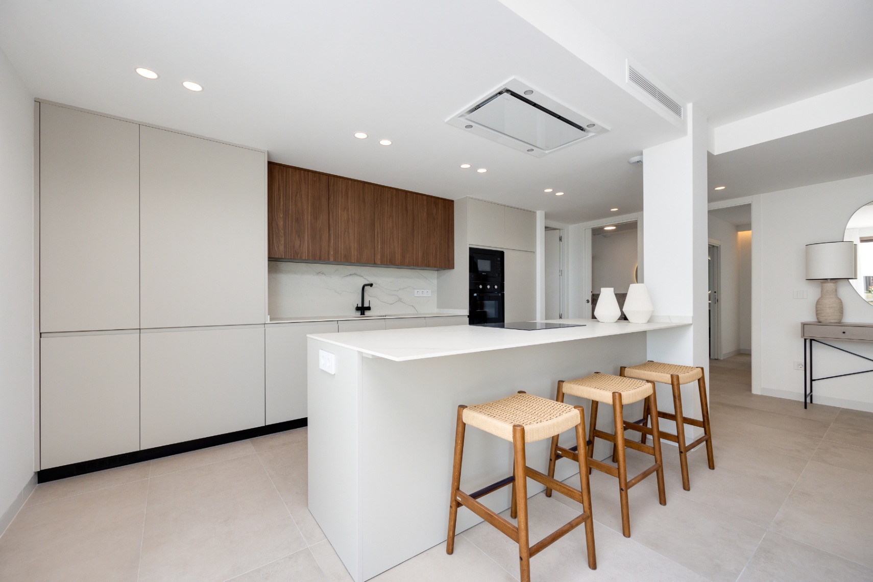 Villa de 3 dormitorios con piscina privada y solárium de 120 m²
