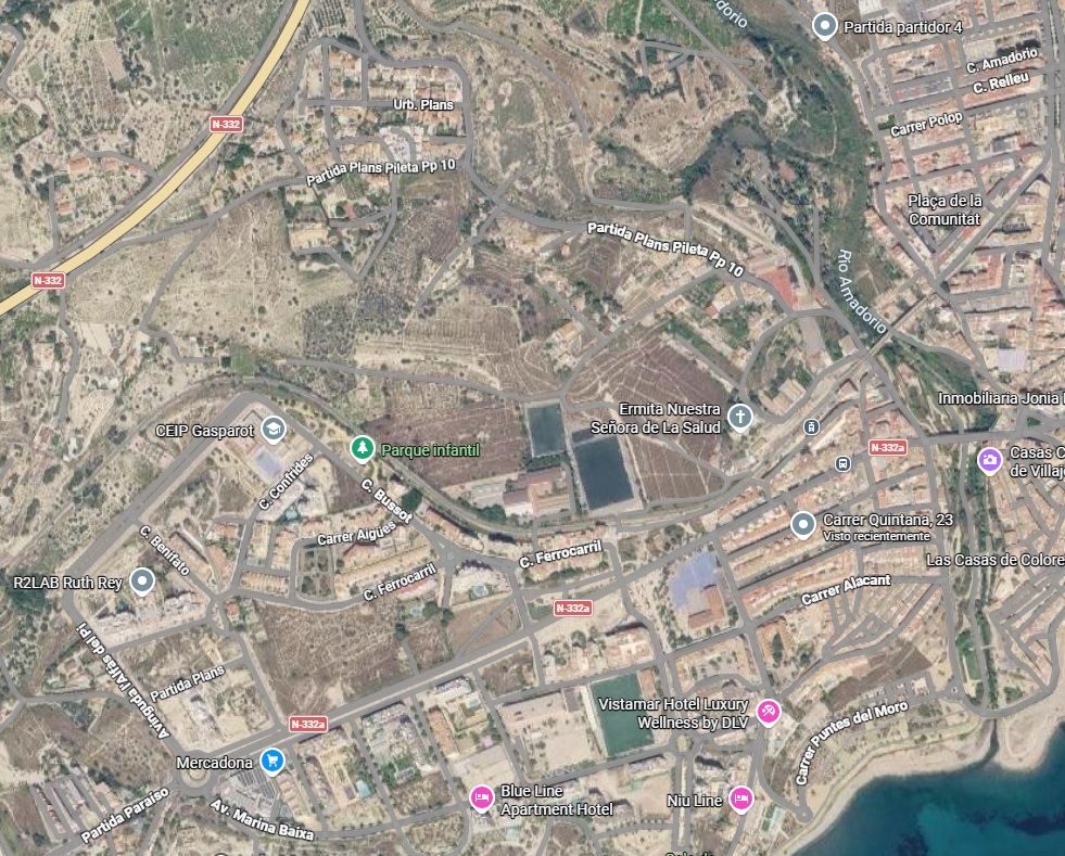 Terreno rústico de 10.484 m² en Partida Els Bañets, Villajoyosa